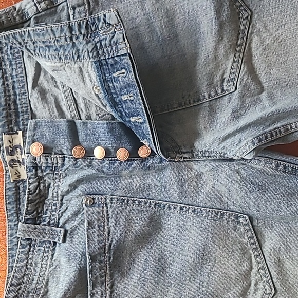 FREE PEOPLE Bermuda Denim Shorts - Picture 13 of 14